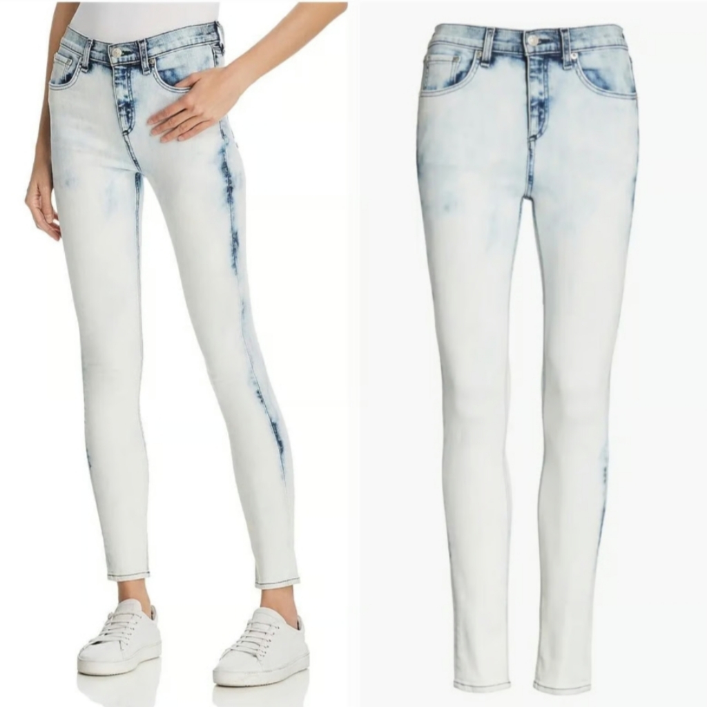 Rag & Bone Skinny Jeans In Bleach Out Size 26